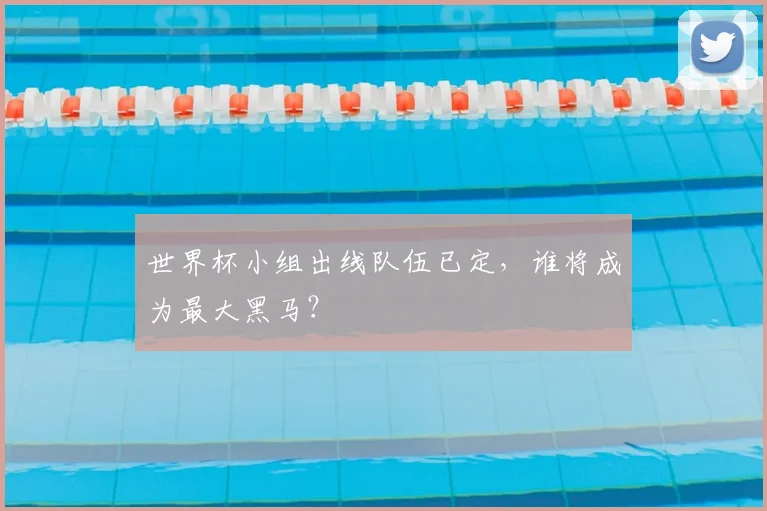 世界杯小组出线队伍已定,谁将成为最大黑马?