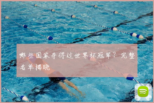 哪些国家夺得过世界杯冠军?完整名单揭晓