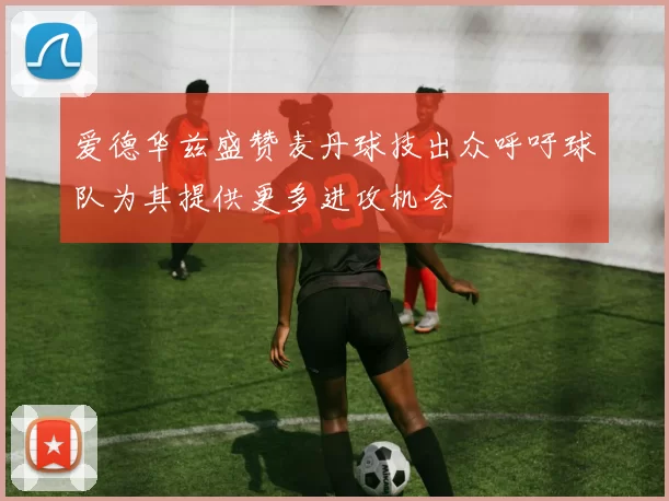 爱德华兹盛赞麦丹球技出众呼吁球队为其提供更多进攻机会