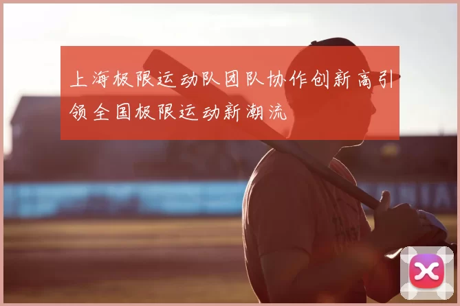 上海极限运动队团队协作创新高引领全国极限运动新潮流